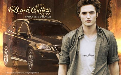 Edward Cullen And His Volvo Twilight Crepúsculo Wallpaper 9168370