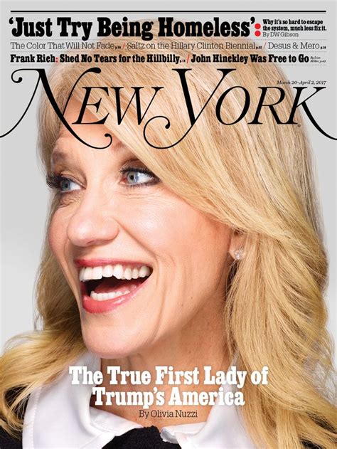 It is host to feature articles longer than those typically in the newspaper and. Kellyanne Conway on the Cover of 'New York' Magazine ...