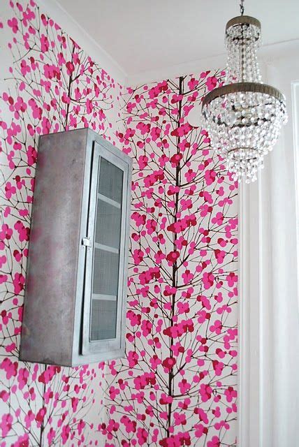 PINK wallpaper bathroom 2 | Inspiration wall, Pink wallpaper bathroom