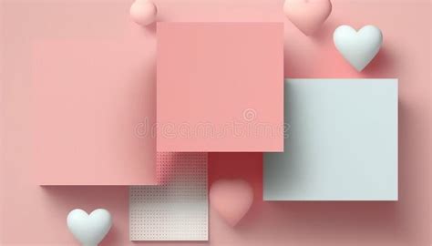 Beautiful Horizontal Banner With Pastel Pink Tones Paper Texture