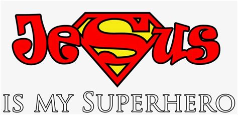 Jesus Is My Superhero Logo
