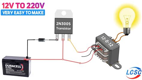 How To Make A Simple 12v Dc To 220v Ac Inverter Lcsc Electronic