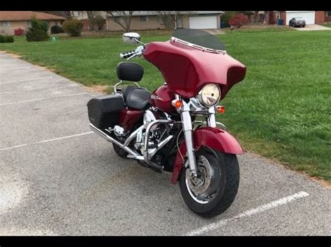 2004 harley davidson road king custom test drive review only 2k miles. 2004 Road King Custom FLHRS Lava Red Sunglo with 6 X9 ...