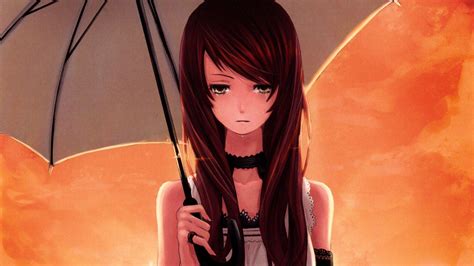Sad Anime Girl Wallpapers Top Free Sad Anime Girl Backgrounds WallpaperAccess