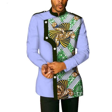 Nouvelles tendances des tenues hommes en pagne africain. african men's custom wrist sleeve with lining coat | African men fashion, African shirts for men ...