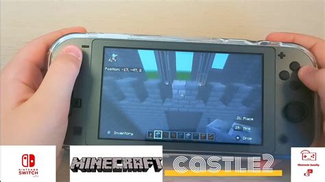 Nintendo Switch Lite Minecraft Gameplay Handheld Castle Part 2 Youtube