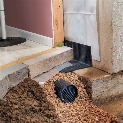 A french drain is a trench filled with a perforated pipe and gravel that allows water to drain naturally from your yard. 10 best French Drain Products images on Pinterest ...