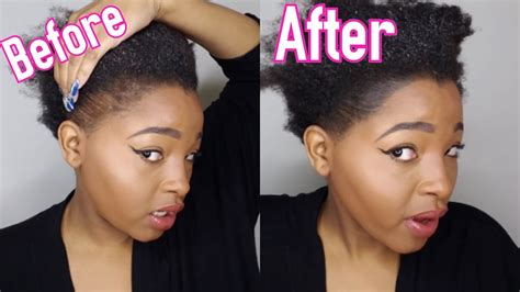 Natural Hair Styles For Thin Edges Abstractbodyartblack