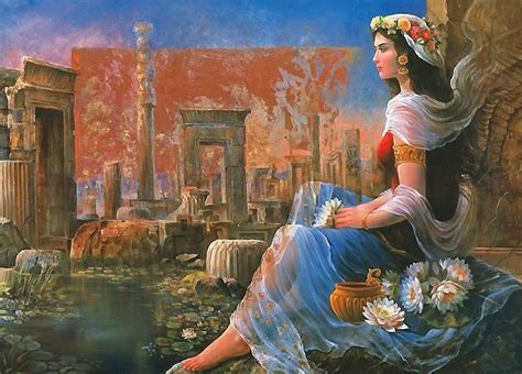Antique Persian Classical Art Persian Princess Painting Etsy