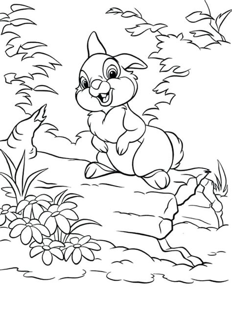 There are a range of cultural influences that affect one's view of a specific color: Thumper Coloring Pages at GetColorings.com | Free printable colorings pages to print and color