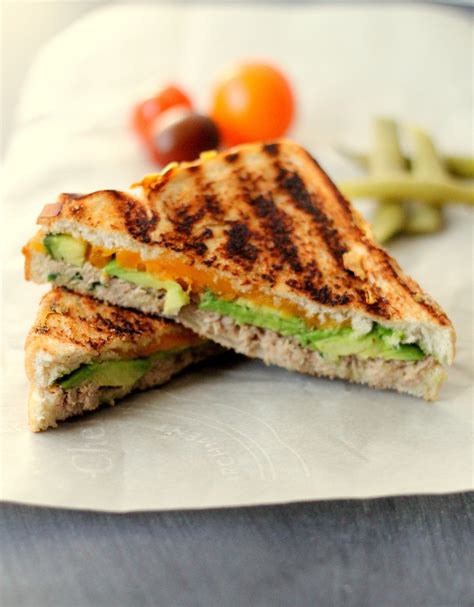 Kittencal's tuna melt sandwich via food. Grilled Tuna Avocado Melt - sprinkles and sauce