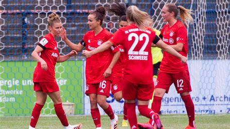 The season began on 10 august 2019 and ended on 1 march 2020. Frauen-Bundesliga: Bayern verteidigen Rang 2 - Köln siegt ...