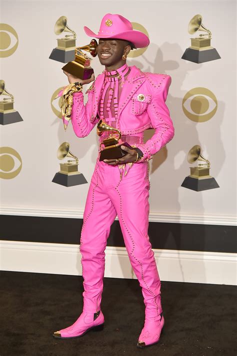 Despite the shoes being custom nike air max 97s, the famous sneaker brand was not involved in creation of the 'satan shoes.' lil nas also announced an upcoming shoe collaboration with viral company mschf. Stylist Comments on Grammys 2020 Male Outfits, Calling the Ceremony 'Memorable and Even Historical'