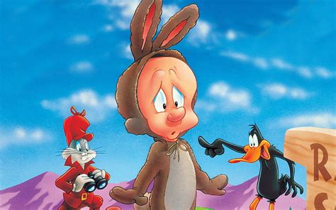 Hd Wallpaper Elmer Fudd Bugs Bunny And Daffy Duck Looney Tunes