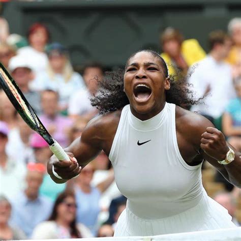 Serena Williams Au Sein De Sa Force LÉquipe