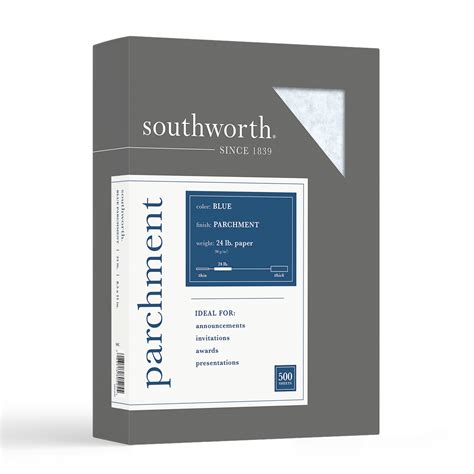 Parchment Paper Blue 24 Lb 964c Southworth