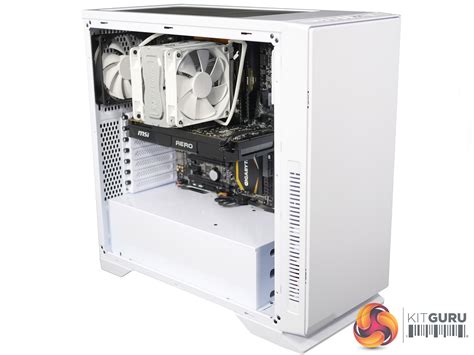 Three onboard fans keep your computer cool, and red led fan lights really bring out the build. GameMax Silent White Gaming Case Review | KitGuru