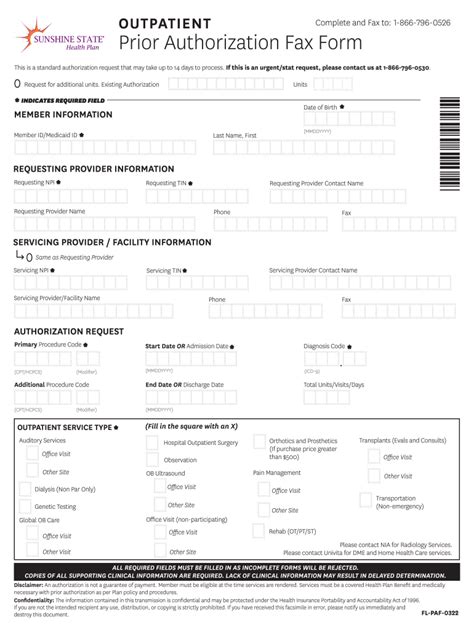 Sunshine Authorization Form Fill Out And Sign Online Dochub