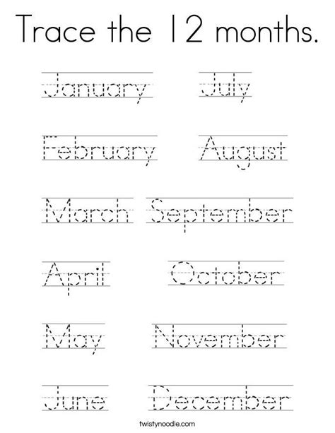 Pin By Jessica Rosario On Months Of The Year Handwritings Tracing