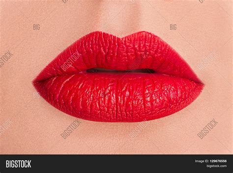 Sexy Lips Beauty Red Lip Makeup Image And Photo Bigstock