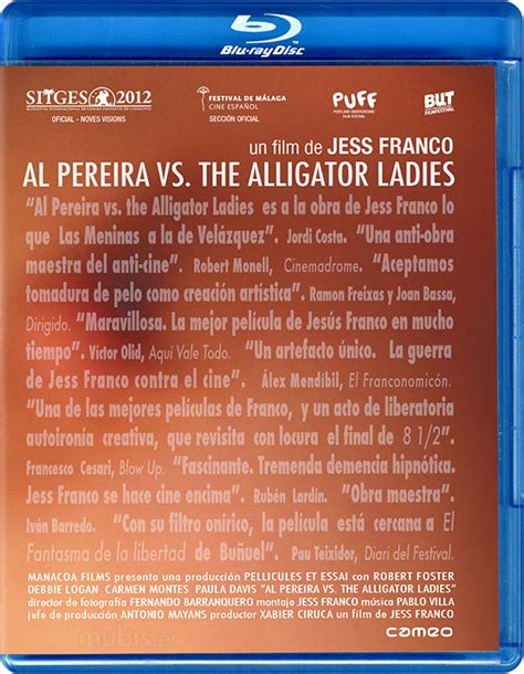 Carátula De Al Pereira Vs The Alligator Ladies Blu Ray