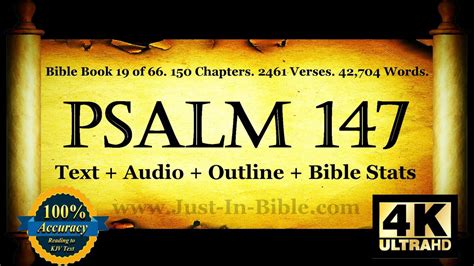 The Book Of Psalms Psalm 147 Bible Book 19 The Holy Bible Kjv