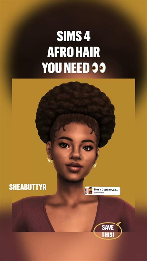 Sims 4 Afro Hair Sims 4 Afro Hair African American Hairstyles Afro