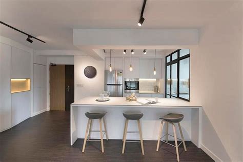How To Make An Open Concept Kitchen Work In A Small BTO Flat - The