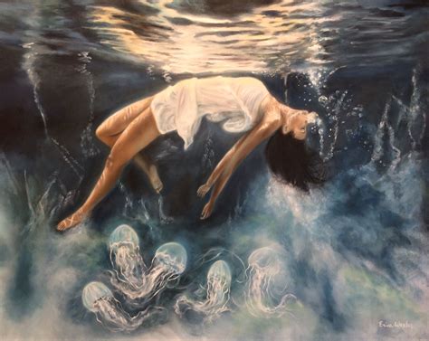 Beneath The Surface 24 X 30 Oil On Wood Panel By Artist Erica