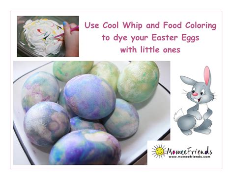 Dye Easter Eggs With Cool Whip And Food Coloring