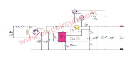 12V 10A regulated power supply circuit with PCB ...