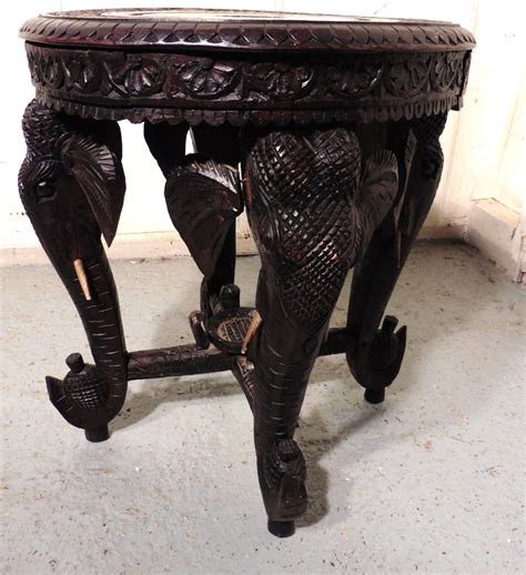 #elephant coffee tables with glass top. Carved Elephant Table, Occasional Coffee Table - Antiques ...