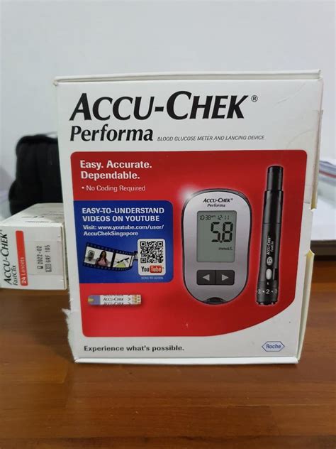 Accu Chek Performa Blood Glucose Meter And Lancing Device Health