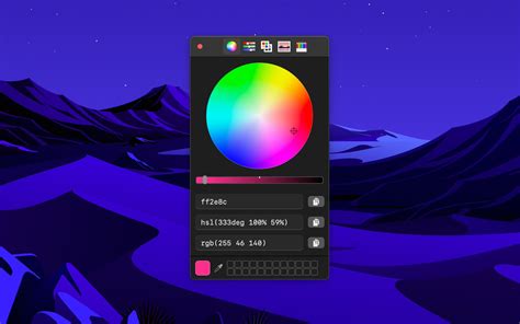 The Macos Color Picker As An App With More Features