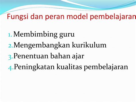 Ppt Model Model Pembelajaran Powerpoint Presentation Free Download