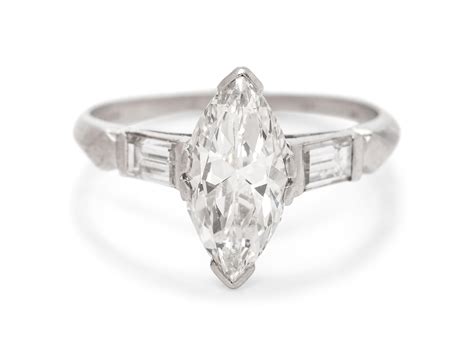 Sold Price: A Platinum and Diamond Ring, - September 2, 0119 10:00 AM CDT