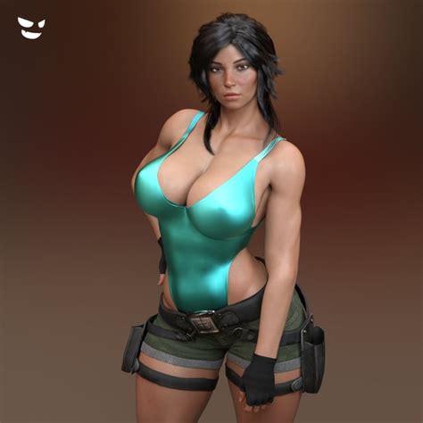 Lara Croft Kisx Tomb Raider Rminaphroditus34