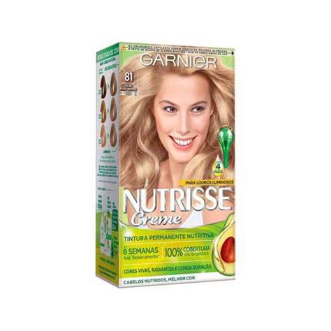 Tintura Garnier Nutrisse Creme 81 Louro Paixão Nacional Farmácias Dose Certa