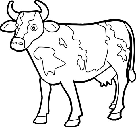 Coloring Pages Of Cows Free Printable | Free Printable