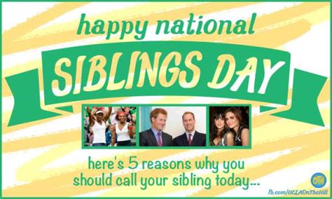 National Siblings Day 2019 Quotes Sayings Wishes Images Messages To