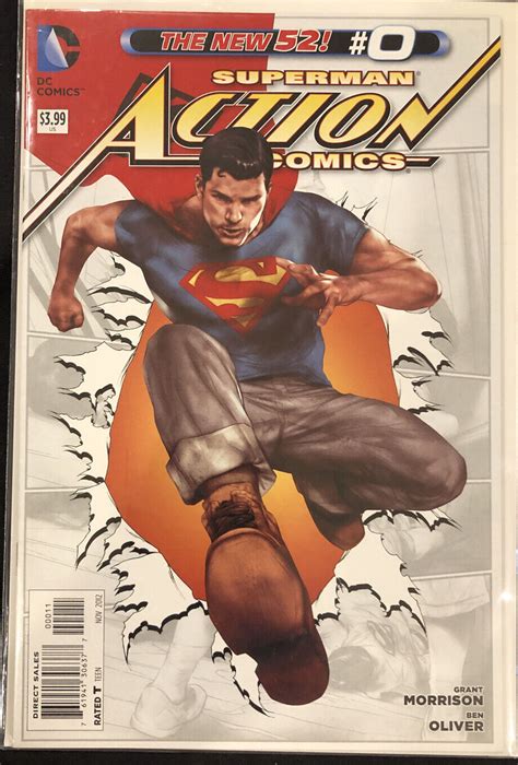 Action Comics Superman 0 The New 52 Dc Comics New 2012 Ebay