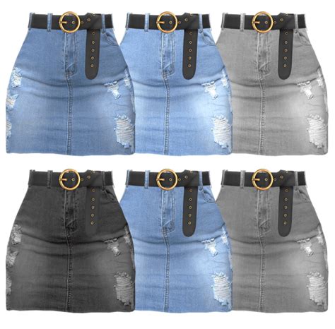 Stunning Denim Skirts Custom Content For The Sims 4 — Snootysims