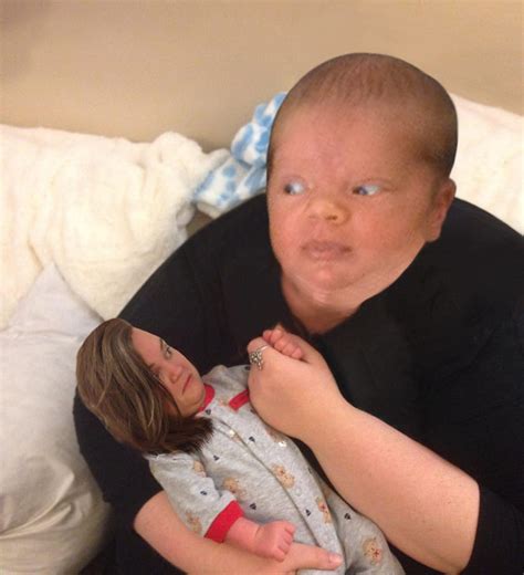 The Internet Had A Field Day Photoshopping This Weird Pic Of A Newborn