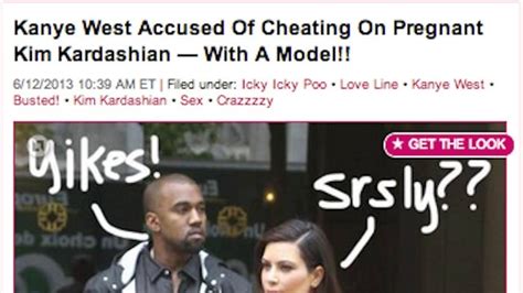 Otherwise Anonymous Model Claims Kanyes Cheating On Kim With