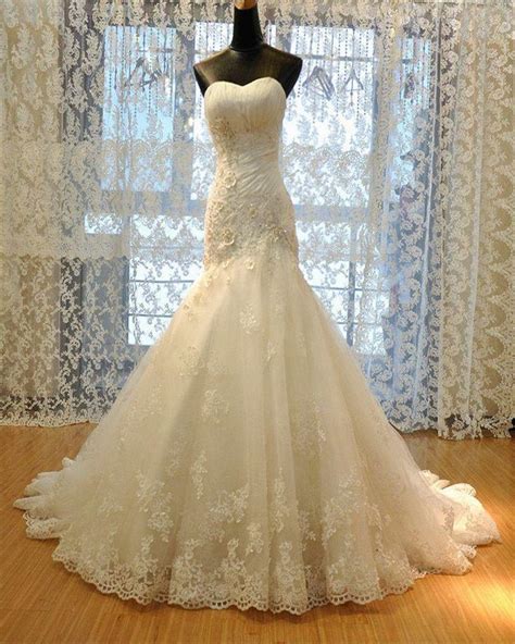 Corset Bodice Lace Mermaid Wedding Dress At Bling Brides Bouquet Online