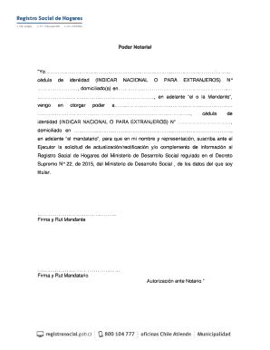 Ejemplo De Poder Notarial Fill Online Printable Fillable Blank Pdffiller