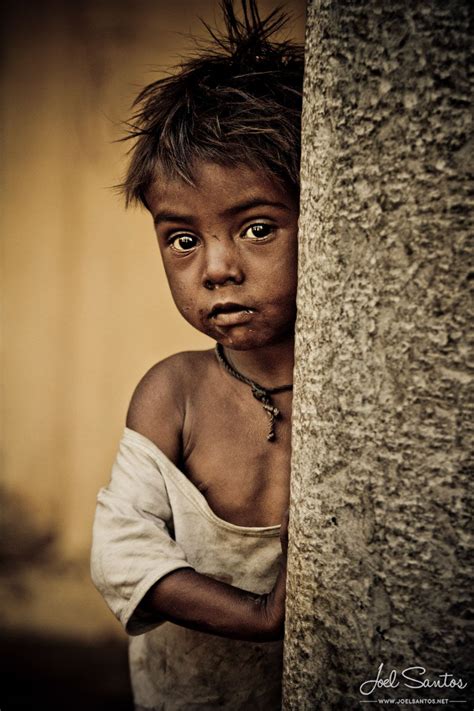 Boy India Children Photography Portrait Poor Children