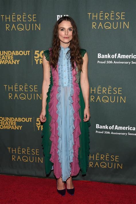 keira knightley roundabout theatre company s broadway opening night of therese raquin october 29
