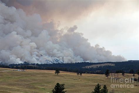 Myrtle Fire West Of Wind Cave National Park Photograph By Bill Gabbert