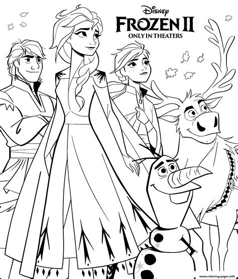 Frozen 2 is the successor of the very popular disney film frozen. Disney Frozen 2 Coloring Pages Printable